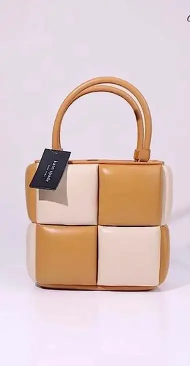 Kate Spade Boxxy Colorblocked Smooth Leather Tote in Bare Multi - Picture 3 of 12